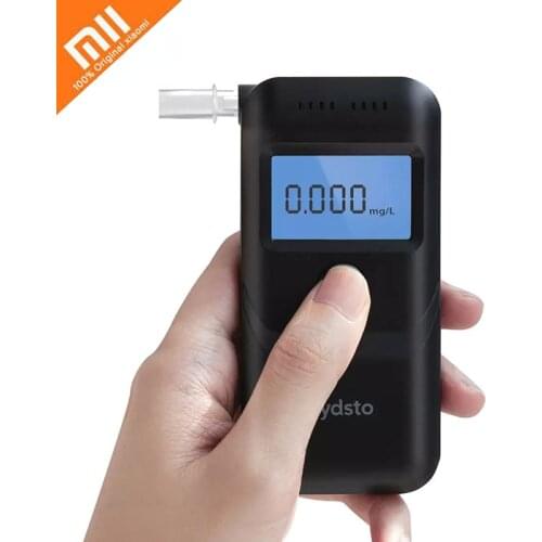 New Xiaomi Mijia Lydsto Digital Alcohol Tester Professional Alcohol Detector Breathalyzer Police Alcotester LCD Screen Display