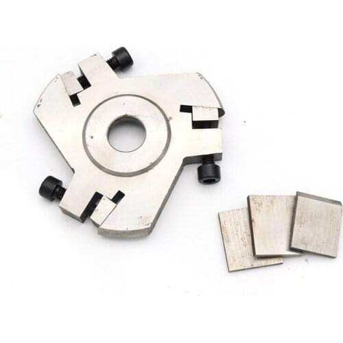 Woodworking shovel Woodcarving coffee table tea table Triangular shovel carving knife angle grinder polishing three-leaf shovel