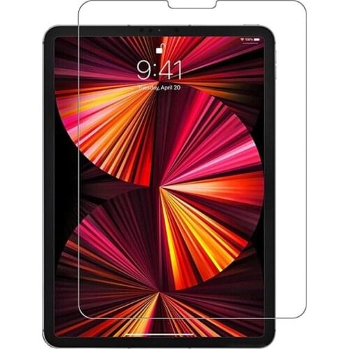 For iPad Pro 11 2021 Tempered Glass Screen Protector A2301 A2459 A2460 11.0" Tablet Bubble Free Scratch Proof HD Protective Film