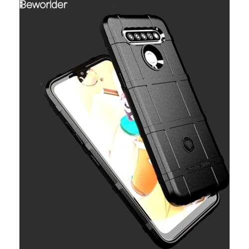 For LG K51s Cases Covers Soft TPU Anti-slip Rugged Shield Military Protect Phone Case For LG K41s Silicone