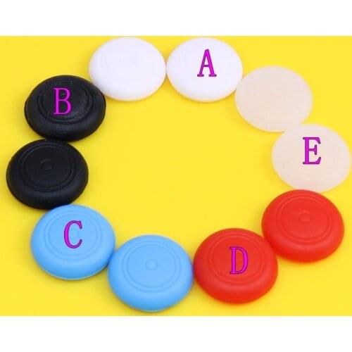 JCD 10pcs Joystick Caps Colorful Silicone Analog Grip High quality button cap cover for Nintend Switch NS nintend switch