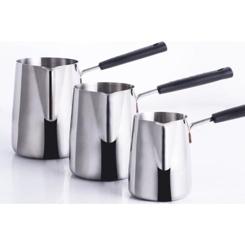 Long Handle Wax Melting Pot DIY Candle Soap Melts Pot Scented Wax Melts Metal Coffee Toroid Pitcher Latte Milk Frothing Jug