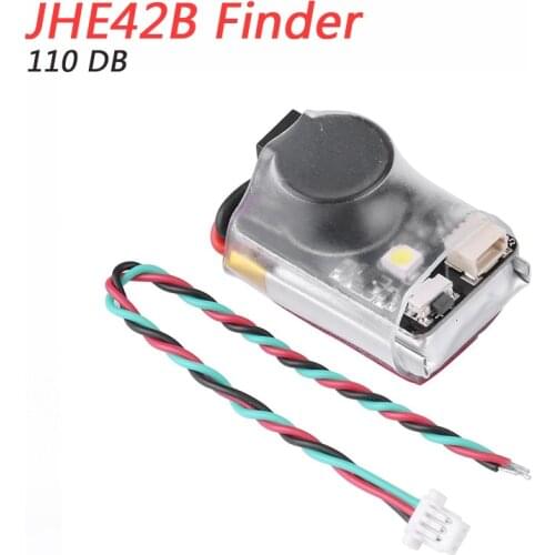 JHE42B 42B-S mini 110DB Buzzer Finder Built-in Battery with LED Light for RC Drone F4 Flight Controller Model Parts Vifly Finder