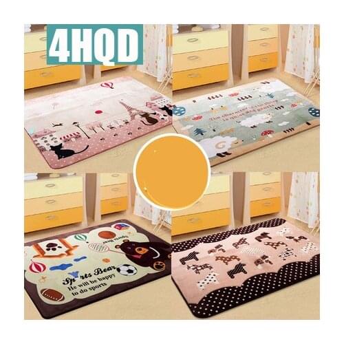 Cartoon Large Carpet Living Room Bedroom Full Floor Bed Blanket Coffee Table Mat Baby Children Room Crawling Mat