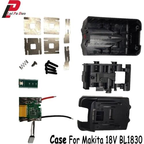 BL1850 PCB Circuit Board With Lithium Ion Power Tools Battery Case Replacement for Makita 18V BL1840 BL1830 LXT400 Plastic Shell