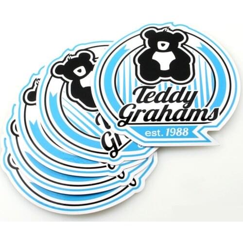 Custom Printed Waterproof Die Cut Logo Adhesive Vinyl PVC Sticker, Custom Adhesive Sticker Printing ---PX9009