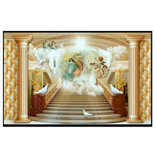 Custom photo wallpapers 3d TV wallpaper murals Soft outfit post 3 d angels background wall papers for living room decration