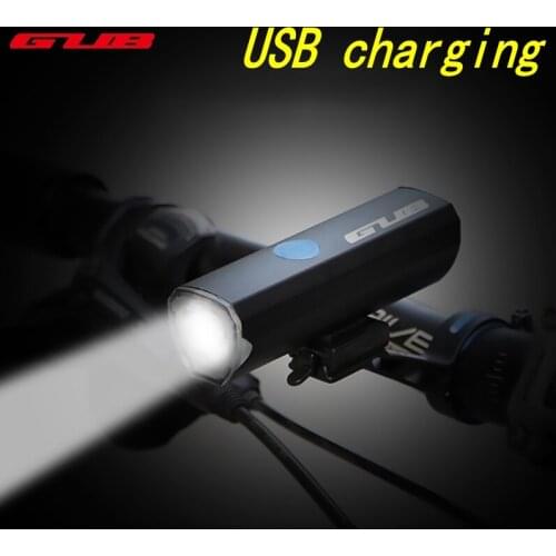 GUB Portable Bicycle Front Light Bike 300Lm Headlight Leds Cycling Lamp Lantern Flashlight For Mountain bike or road Bicycle USB