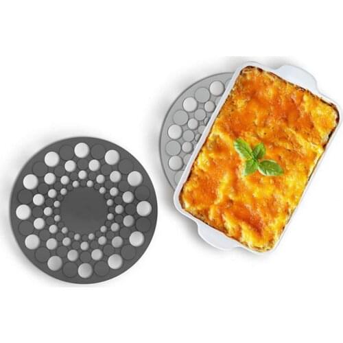 Table Placemat Heat Insulation Oil-proof Detachable Round Multifunctional Table Dining Mats for Kitchen