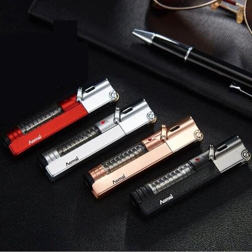 Jet Butane Torch Turbo Lighter Flint Transparent And Visible Gas Lighter Buy Metal Lighters Mini Gadgets For Men