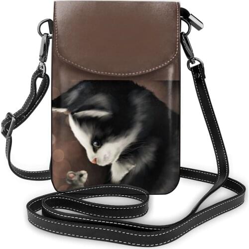 Mouse Shoulder Bag Gift Stylish Women Bags Leather Business Student Purse