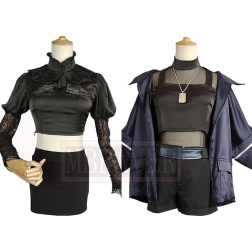 LOL KDA Baddest Akali Ahri Uniform Cosplay Costume Halloween Party Outfit Custom Made Any Size