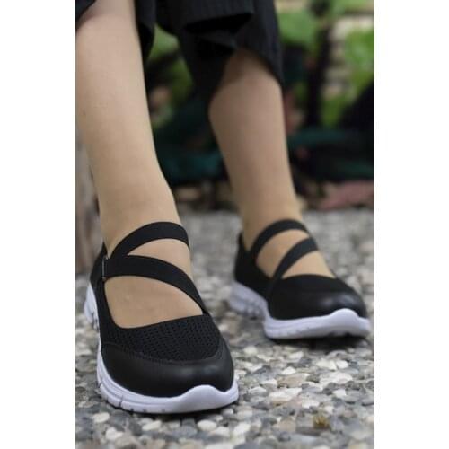 Riccon Women Black White Casual Shoes 0012601 'Turkish' Quality 2021 Fashion Design Season Comfort Fast Shipping