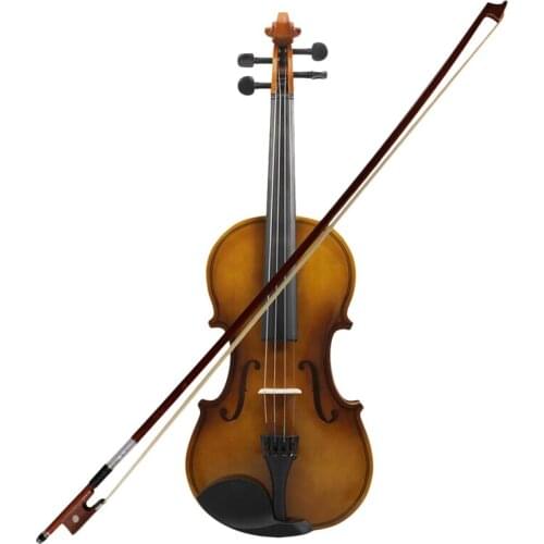 4/4 Full Size Acoustic Violin Fiddle Wood With Case Bow Rosin Violin