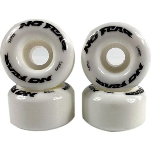 4Pcs Skateboard Wheels 54mm x 32mm Resilient PU for Skatepark U Pool Swimming Pool Playing Fancy Moves