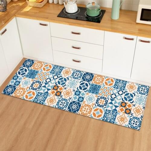 Bohemia Home Kitchen Mat Carprt Living Room Non-slip Floor Mat Rugs Entrance Door Mat Bath Mat for The Bedroom Living Room
