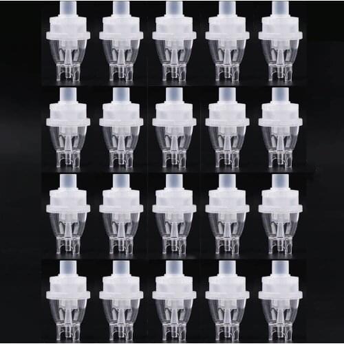 Nebulizer Cup 20pcs 6ml Health Care Asthma Inhaler Cups Parts Adult Child Injector Medicine Nebulizer Compressor Atomized Spray