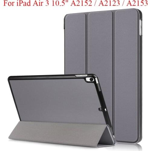For iPad Air 3rd 10.5 Case Smart Cover PU Leather Flip Stand Slim Cover for iPad Air 3 10.5 2019 Auto Sleep Wake Tablet Fundas