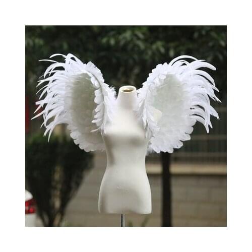 Pure White Angel feather shows wings Victoria stage performance props model night stage runway show the wings of the festival