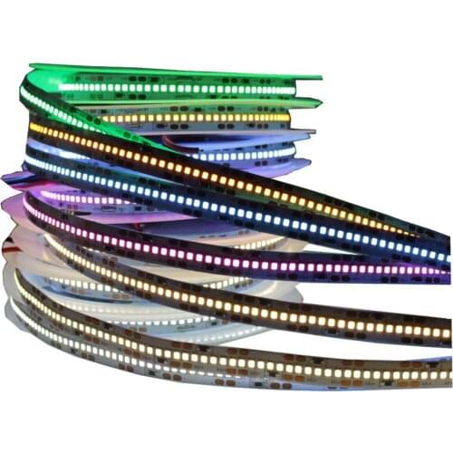 CRI80+ 5m/lot 8mm 10mm PCB 156 216 312LEDs/M 2025 LED Strip tape DC12V Non waterproof Flexible Light brighter than 2835 5050