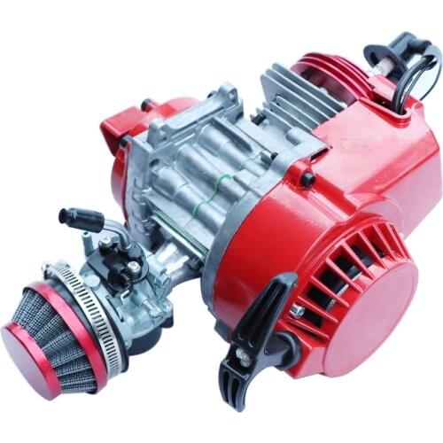 Mototcycle Complete Engine Motor With 58mm Air Filter Carburetor For 2 stroke 47cc 49cc Bike Mini Dirt ATV Quad