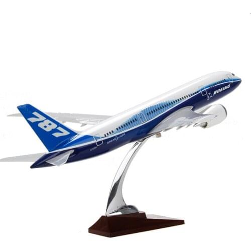 Brand New 43cm Alloy Metal Plane Model Boeing 787 Airlines Airplane Model w Stand Aircraft Gift Free Shipping