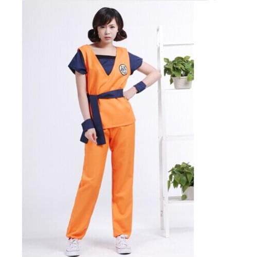 FREEpp Dragon Ball Z GoKu Cosplay Costume full set Fancy party clothing Kids adult Halloween cosplay costume Japanese clothes
