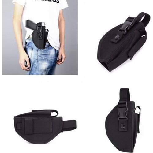 Tactical Gun Holster Quick-Draw Left and Right Universal Type Holster Protection Waist Cover Hidden for All Sizes Handguns