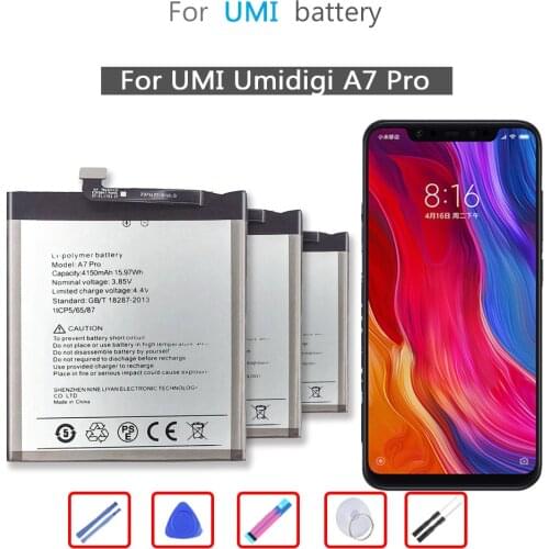 A7 Pro 4150mAh Li-ion Polymer Battery for UMI Umidigi A7 Pro Bateria