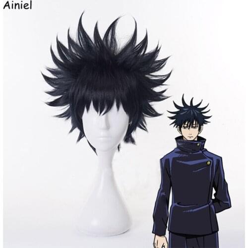 Anime Jujutsu Kaisen Fushiguro Megumi Cosplay Wigs Itadori Yuji Kugisaki Nobara Role Play Hair Accessories Halloween Carnival