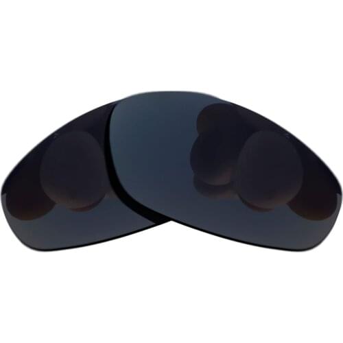 Polarized Sunglasses Replacement Lenses for-Whisker Frame - Grey Black