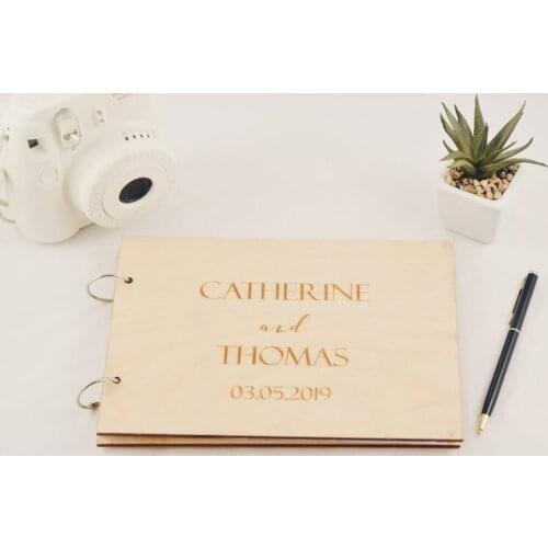 Custom Guestbook, Wedding Album, Wooden Guestbook, Modern Guestbook Custom Guestbook, Wedding Album, Wooden Guestbook, Modern