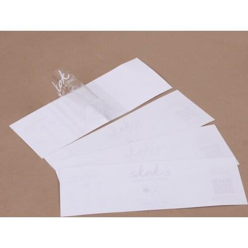 Custom Transparent bee Honey PVC stickers Custom Clear vinyl label for bottle