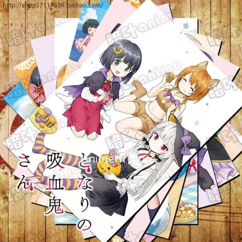 10 pcs/set Anime Ms.Vampire who lives in my neighbourhood posters Sophie Twilight wall pictures for Colletion 42x29CM Stickers