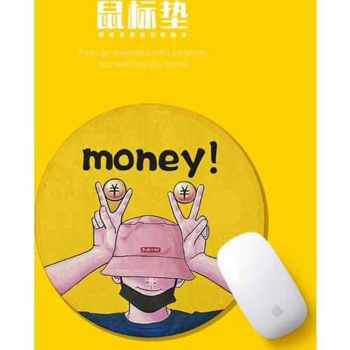 Cute Letter Money Standard Pad Student Computer Mouse Non-slip Notebook Pad Office Keyboard Protection Pad Table Mat