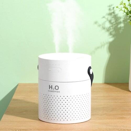 1.1L Wireless Air Humidifier Diffuser Portable USB Humidifiers For Home Rechargeable 4000mAh Battery Mist Maker With Night Lamp