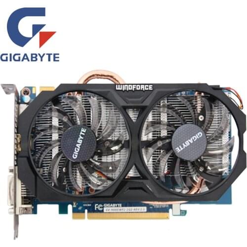 GIGABYTE GV-N660WF2-2GD Video Card 192Bit GDDR5 GTX 660 N660 Rev.2.0 Graphics Cards for nVIDIA Geforce GTX 660 Hdmi Dvi Cards