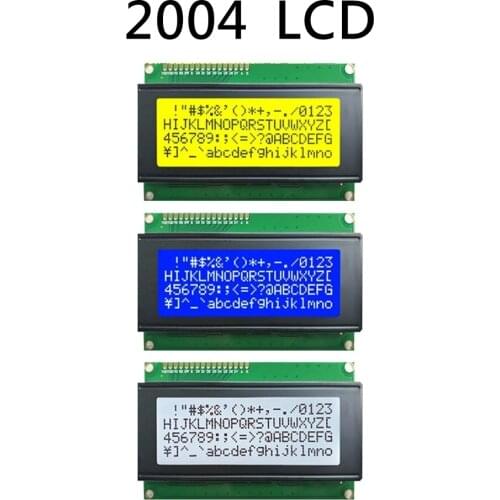 LCD2004 2004 20x4 2004A Blue/Yellow Green/White Screen SPLC780D Character LCD