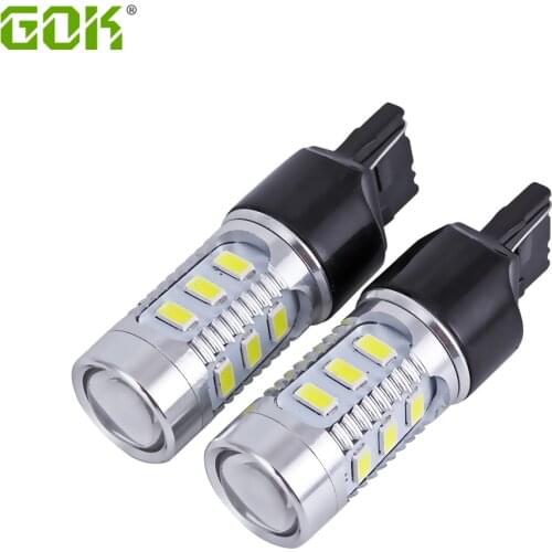 2pcs/lot Super Bright 7440 15SMD 5730 Auto LED Car Tail Blub T20 WY21W Car Brake Lights Reverse Lamps Backup Turn Signal Light