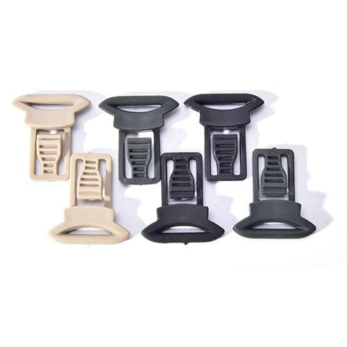 2018 High Quality 2PCS/lot Helmet Swivel Clips Airsoft Tactical Helmet Accessories Glasses Rail Connecting
