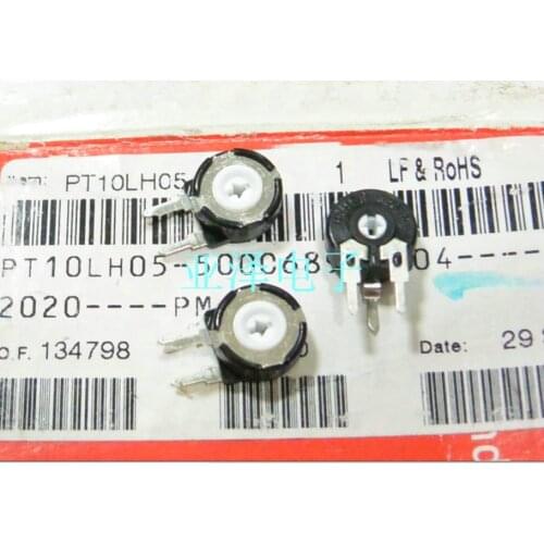 5PCS/LOT Imported Spanish PIHER trimmer potentiometer PT10-500 423 adjustable resistance vertical arrow holes