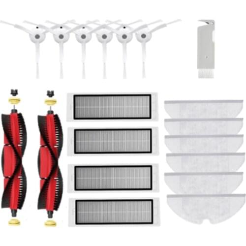 Accessories for Xiaomi Roborock S5 S6 Max Pure S60 S65 S50 Robotic Vacuum Cleaner (Side Brush Hepa Filter Mop)