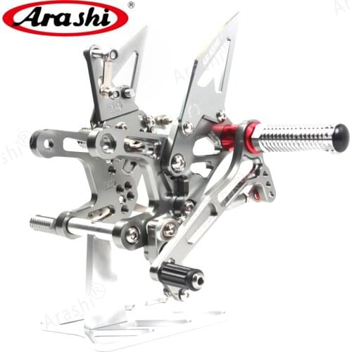 Arashi ZX1000 / ABS 2016 2017 2018 2019 QS CNC Adjustable Rearset For KAWASAKI ZX 10R NINJA Footrest Foot Pegs Rear Rest