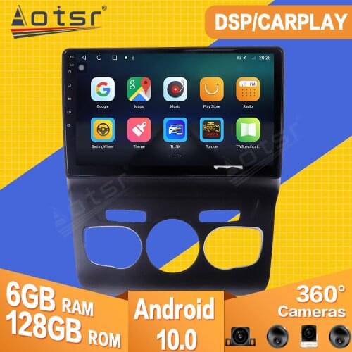 For Citroen C4 2010 2011-2016 Android 10 Car Tape Radio Recorder Multimedia Player Stereo GPS Navi Video PX6 Head Unit No 2 din