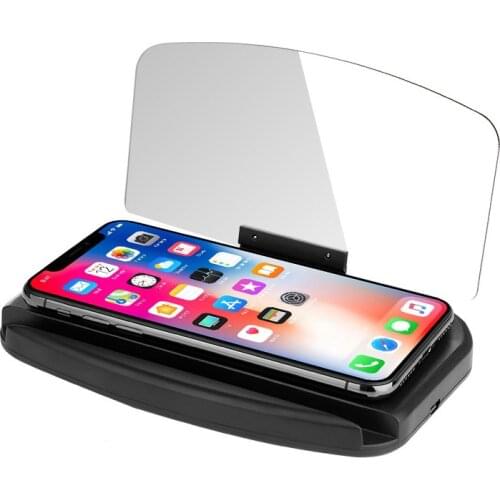 HUD HD Car Phone Holder Navigation Projector Head-up Display Stand For Large-size Screen Phone For iPhone Samsung Huawei Xiaomi