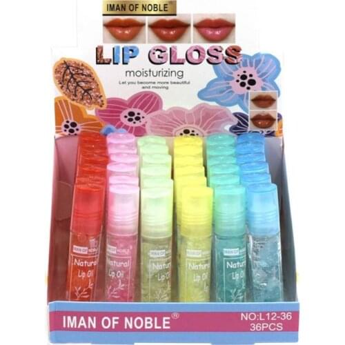 Fruity Petal Lip Balm Moisturizing Hydrating Lip Care Oil Rollerball Pomade Colorless Anti-drying Wrinkle Balm Korean Cosmetic