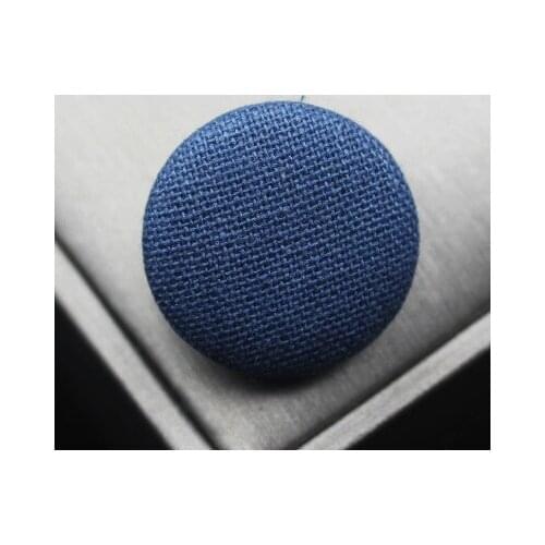 Free shipping 10pcs/lot Blue Cotton and linen button cloth buttons Chinese wind blazer coat buttons 15mm-38mm