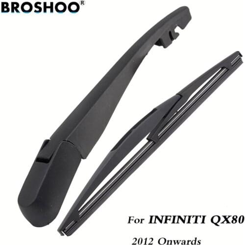 BROSHOO Car Rear Wiper Blades Back Windscreen Wiper Arm For Infiniti QX80 Hatchback (2012-) 250mm,Windshield Auto Accessories