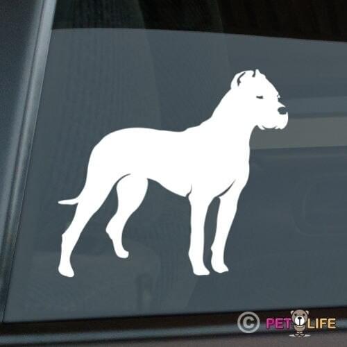 Dogo Argentino Sticker Die Cut Vinyl - v2 computer decal computer Stickers Motorcycles Reflective Decal Vinyl computer Styling