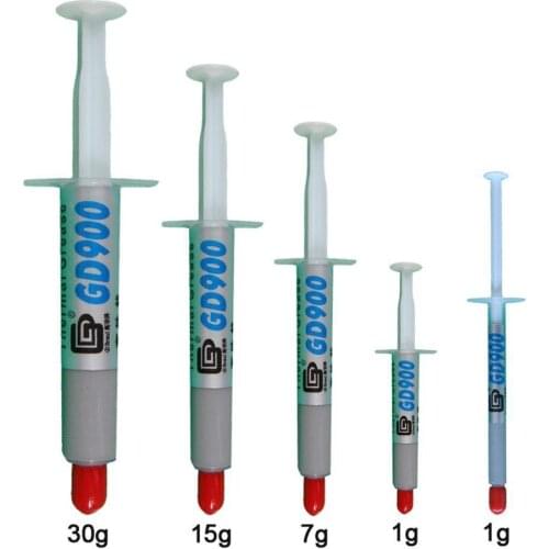 Gd900 Thermal Grease Gel 1/7/15g Silicone Gypsum Sink Gd900 Compound CPU Thermal Paste For Cooling Heatsink Plaster O7Z4